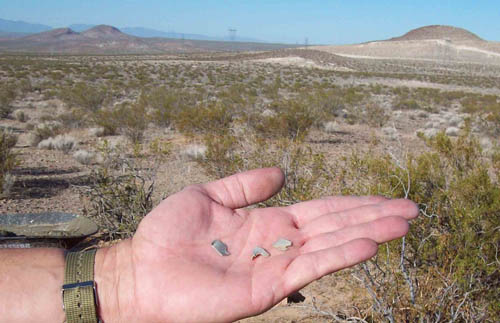 X-2 pieces from crash site