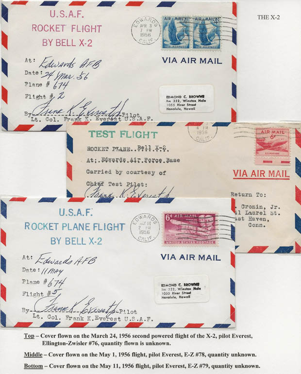 24 March, 11 May Flown Covers